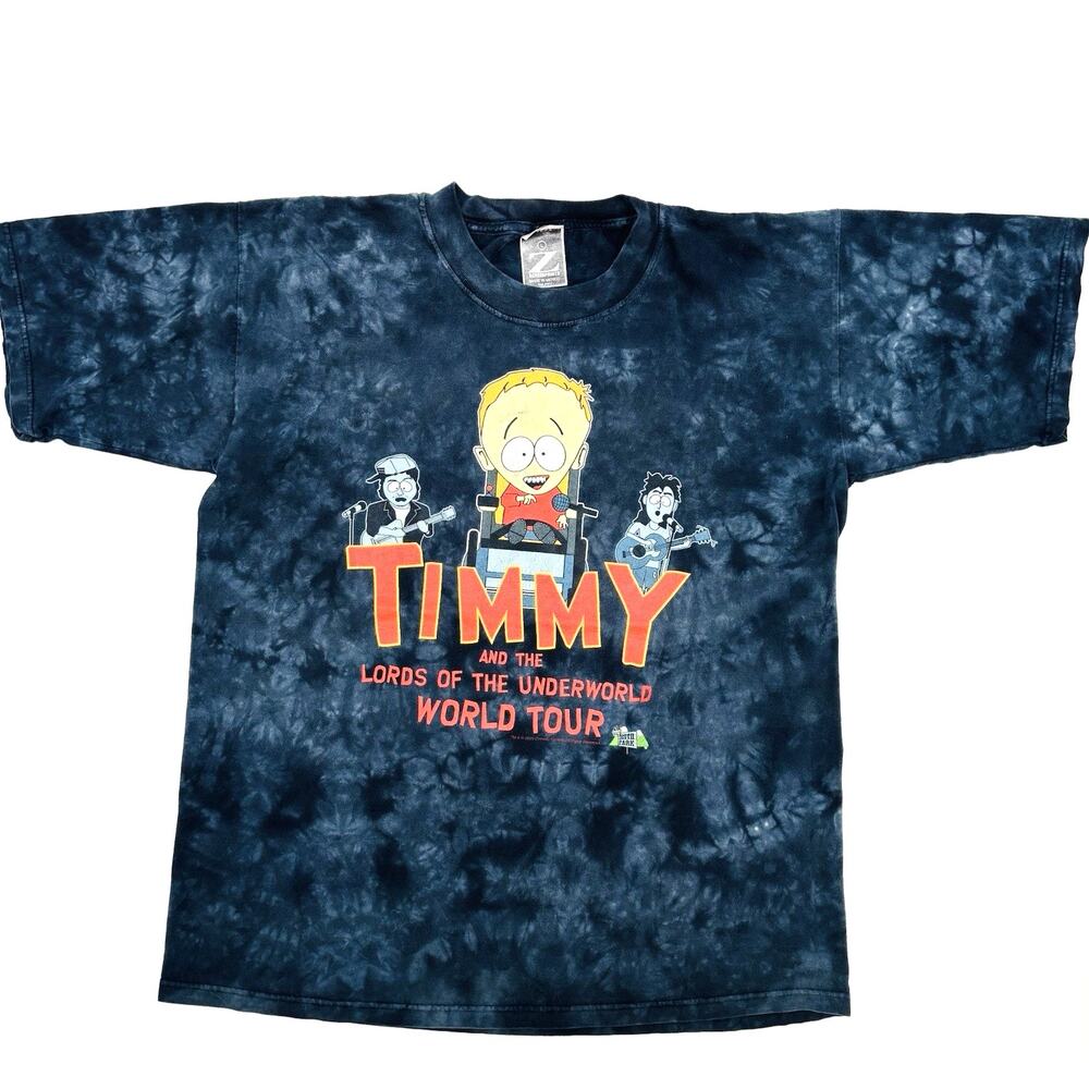 South Park Timmy Lords of the Underworld World Tour Men's Shirt Size Large